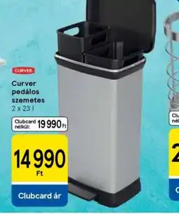 Tesco Curver pedálos szemetes ajánlat