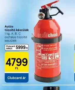Tesco Auts tűzolt készülék ajánlat