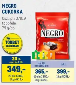Metro Negro cukorka ajánlat