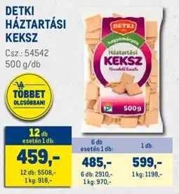 Metro Detki háztartási keksz ajánlat