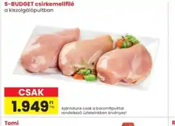 Interspar S-BUDGET csirkemellfilé ajánlat