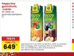 Interspar Happy Day gyümölcslé ajánlat