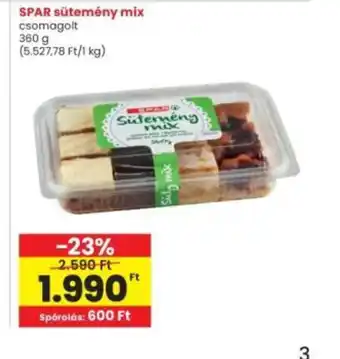 Interspar SPAR sütemény mix ajánlat