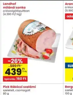 Interspar Landhof miláni sonka ajánlat