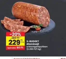 Interspar S-BUDGET disznsajt ajánlat
