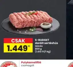Interspar S-BUDGET darált sertéshús ajánlat