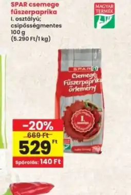 Interspar SPAR csemege fűszerpaprika ajánlat