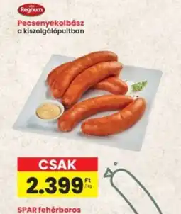 Interspar Regnum Pecsenyekolbász ajánlat