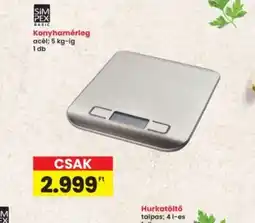 Interspar SIMPEX BASIC Konyhamérleg ajánlat