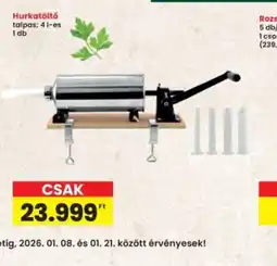 Interspar Hurkatöltő ajánlat
