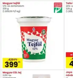 Interspar Magyar tejföl ajánlat