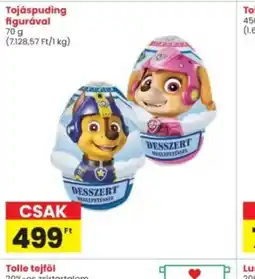 Interspar Tojáspuding figurával ajánlat