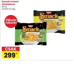 Interspar SMACK instant tésztaleves ajánlat