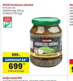 Interspar SPAR kovászos uborka ajánlat