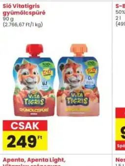 Interspar Si Vitati gyümölcspüré ajánlat