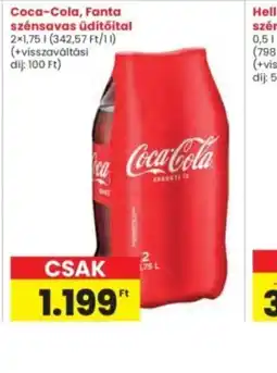 Interspar Coca-Cola, Fanta üdítőital ajánlat