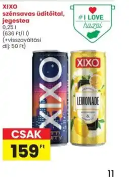 Interspar XIXO szénsavas üdítőital és jegestea ajánlat