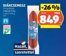 ALDI Diákcsemege ajánlat