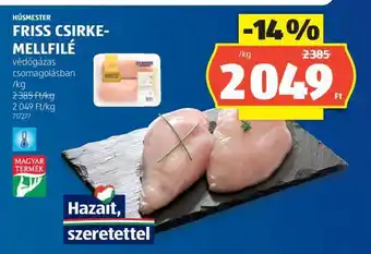 ALDI Friss csirkemellfilé ajánlat