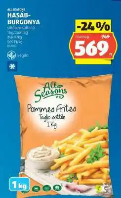 ALDI All Seasons Hasábburgonya ajánlat