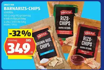 ALDI SNACK FUN BARNARIZS-CHIPS ajánlat