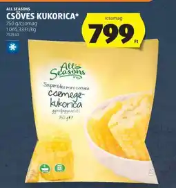 ALDI ALL SEASONS CSÖVES KUKORICA ajánlat