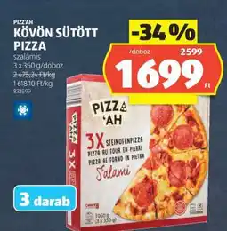 ALDI PIZZ'AH KÖVÖN SÜTÖTT PIZZA ajánlat