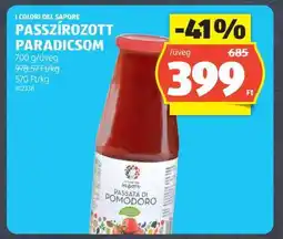 ALDI I Colori del Sapore Passzírozott Paradicsom ajánlat