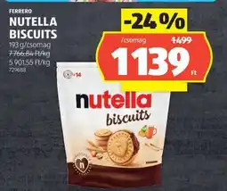 ALDI FERRERO NUTELLA BISCUITS ajánlat