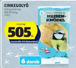 ALDI Cinkegolyó ajánlat