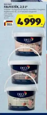 ALDI DECO CRAFT FALFESTÉK, 2,5 L ajánlat