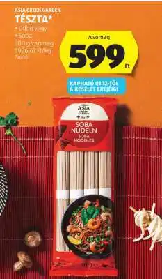 ALDI ASIA GREEN GARDEN TÉSZTA ajánlat