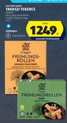 ALDI ASIA GREEN GARDEN TAVASZI TEKERCS ajánlat