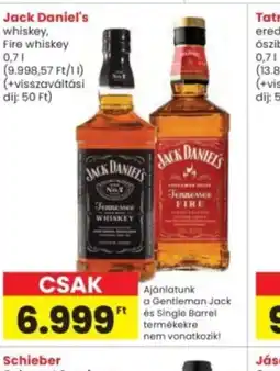 Interspar Jack Daniel's whiskey ajánlat