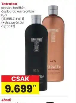 Interspar Tatratea tealikőr ajánlat