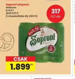 Interspar Soproni sörpack ajánlat