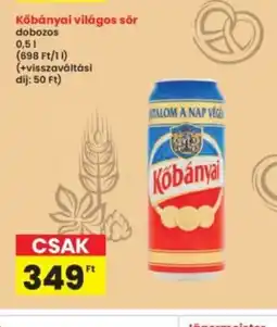 Interspar Kőbányai világos sör ajánlat