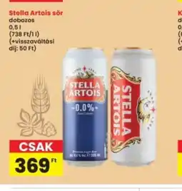 Interspar Stella Artois sör ajánlat