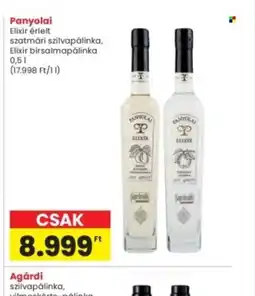 Interspar Panyolai Elixir pálinka ajánlat
