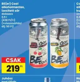 Interspar BE(er) Cool alkoholmentes sör ajánlat