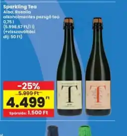 Interspar Sparkling Tea pezsgő tea ajánlat