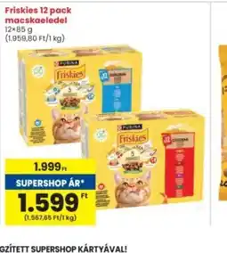 Interspar Friskies 12 pack macskaeledel ajánlat