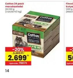 Interspar Cattos macskaeledel ajánlat