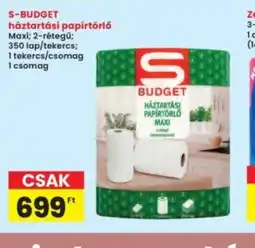 Interspar S-BUDGET háztartási papírtörlő ajánlat