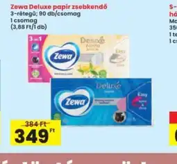 Interspar Zewa Deluxe papír zsebkendő ajánlat