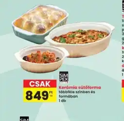 Interspar SIMPEX Kerámia sütőforma ajánlat