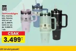 Interspar SIMPEX COLOR Termosz bögre ajánlat