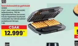 Interspar Szendvicssütő és gofrisütő ajánlat