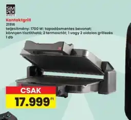 Interspar SIMPEX BASIC Kontaktgrill ajánlat