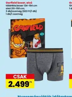 Interspar GARFIELD boxer als ajánlat